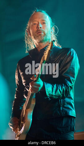 Thom Yorke de Radiohead au Festival Optimus Alive Passeio Maritimo de Alges - Jour 3 Alges, Portugal - 15.07.12 comprend : Thom Yorke de Radiohead Où : Portugal Quand : 15 Juil 2012 Banque D'Images