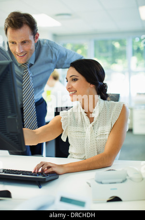 Business people working in office Banque D'Images