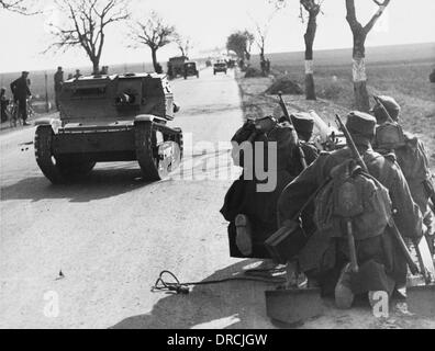 L'armée autrichienne - Anschluss Banque D'Images