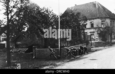 Les troupes allemandes WWII Banque D'Images