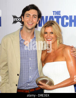 Nicholas Braun Braun Betsy, Los Angeles première de l 'watch' tenue à l'Grauman's Chinese Theatre Hollywood, Californie - 23.07.12 Banque D'Images