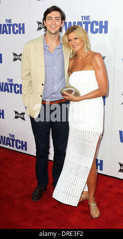 Nicholas Braun Braun Betsy, Los Angeles première de l 'watch' tenue à l'Grauman's Chinese Theatre Hollywood, Californie - 23.07.12 Banque D'Images