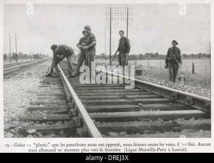 La résistance française - LA SECONDE GUERRE MONDIALE (1/3) Banque D'Images