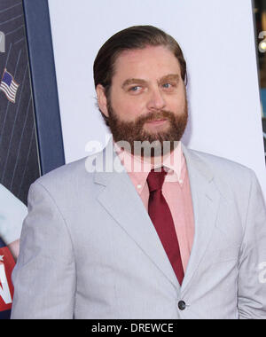 Zach Galifianakis Los Angeles Premiere de 'La Campagne' qui s'est tenue à l'Grauman's Chinese Theatre - Arrivées Los Angeles, Californie - 02.08.12 Avec : Zach Galifianakis Où : California, United States Quand : 02 août 2012 Banque D'Images