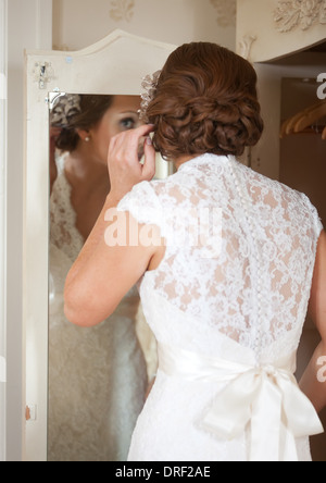 Bride se préparer Banque D'Images