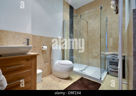 Salle de douche moderne Banque D'Images