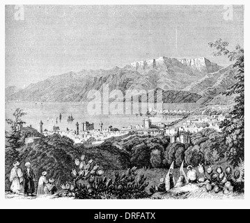 Beyrouth Beyrout et les montagnes du Liban vers 1840 Banque D'Images