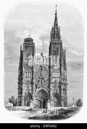 Église Notre Dame de l'Epine, Département de la Marne, France circa 1854 Banque D'Images