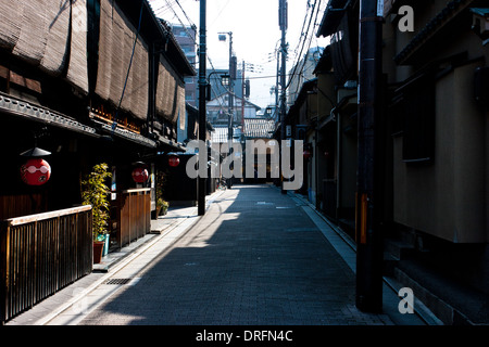 Rue de Kyoto Gion Banque D'Images