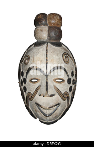 L'Igbo du Nigéria - Okorosia Masquerade Mask Banque D'Images