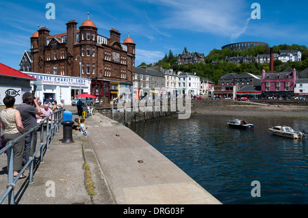 À partir de la jetée nord d'Oban. Oban, région des Highlands, Ecosse, Royaume-Uni Banque D'Images