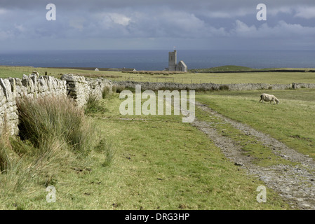 St Helen's Church, Lundy, Devon Banque D'Images