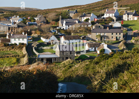 Cregneash, Île de Man Banque D'Images