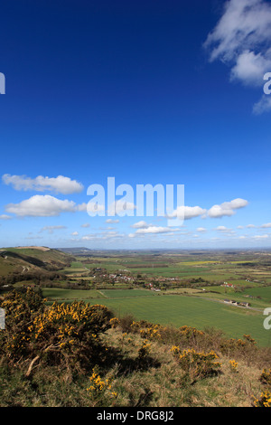 Dyke Devils beauty spot, le Weald, Parc National des South Downs, comté de Sussex, England, UK Banque D'Images