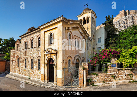 L'église d'Agios Nikolaos Ragavas de Plaka à Athènes, Grèce Banque D'Images