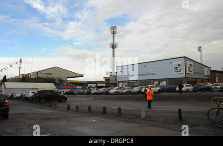 Port Vale Football Club sol à Burslem Stoke on Trent Staffordshire Banque D'Images