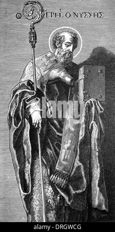 Saint Grégoire de Nysse ; noir et blanc Illustration Banque D'Images