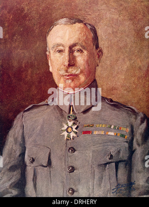 Général Robert Nivelle, officier de l'armée française, WW1 Banque D'Images