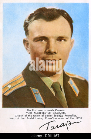 Portrait de Youri Gagarine Alexeyevitch Banque D'Images