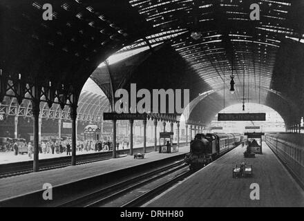 La gare de Paddington, Londres - Plate-forme 5 Banque D'Images