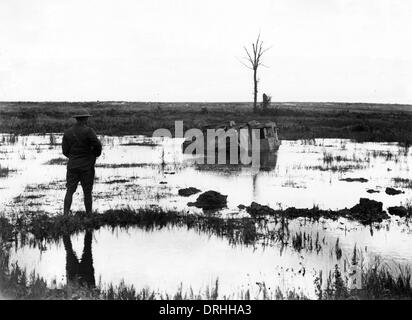 Bataille de la Scarpe, près de Fampoux, France, WW1 Banque D'Images