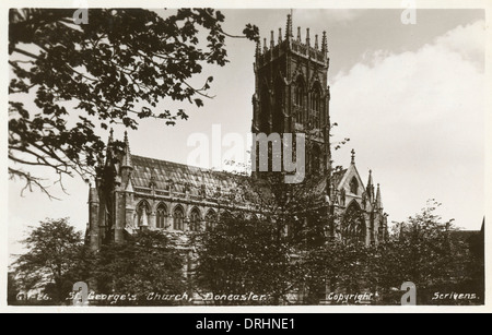 Doncaster, dans le Yorkshire du Sud - St George's Church Banque D'Images