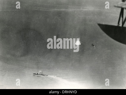 L'action de la marine italienne (vue de dessus, WW1 Banque D'Images