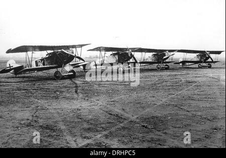 L'allemand Fokker D VII les avions de chasse, WW1 Banque D'Images