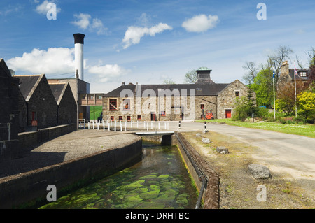 La Distillerie Glendronach, près de Huntly, Aberdeenshire, Ecosse. Banque D'Images