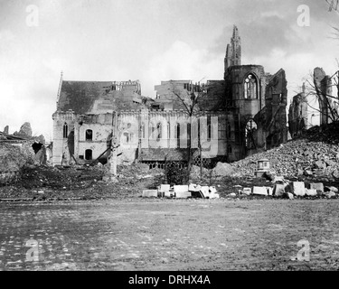 La Cathédrale d'Ypres, Belgique, Western Front, WW1 Banque D'Images