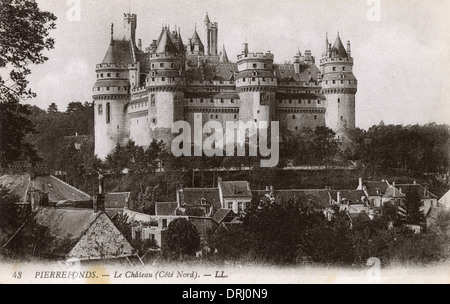 Le château de Pierrefonds Banque D'Images