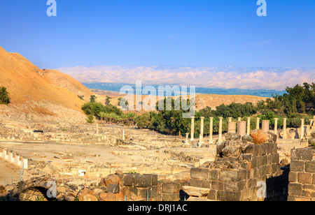 Ancienne ville de Beit She'an en Israël Banque D'Images