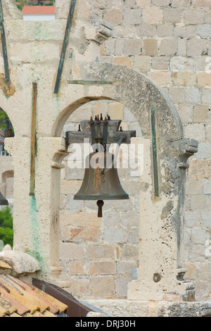 Cloche de l'église Dubrovnik Croatie Banque D'Images