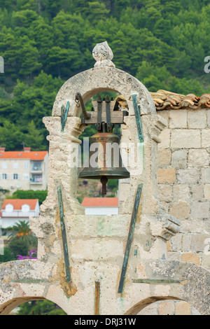 Cloche de l'église Dubrovnik Croatie Banque D'Images