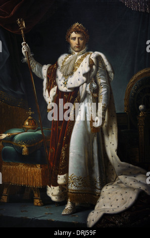 Atelier de François Gérard (1770-1837). Le peintre français. Portrait de l'empereur Napoléon Ier (1769-1821), 1805-1815. Banque D'Images