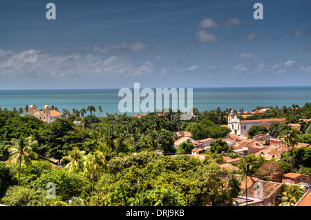 Vue sur la ville d'Olinda, Brésil Banque D'Images