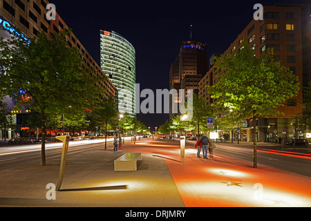 Boulevard de l'étoile du soir, la place de Potsdam, Berlin, Allemagne, Europe, Moyen-Orient, raison publique, Boulevard der abend Stars Banque D'Images