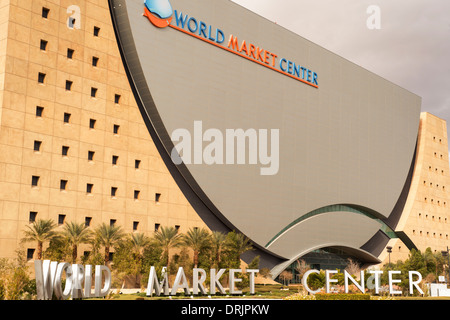 L'extérieur de World Market Center à Las Vegas. Banque D'Images