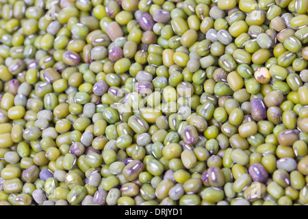 Les haricots mungo vert texture background. Banque D'Images