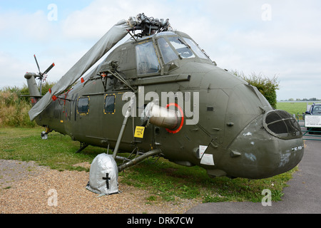 Hélicoptère de l'armée britannique Westland Wessex conservé au Musée de l'aviation militaire de Tangmere Banque D'Images