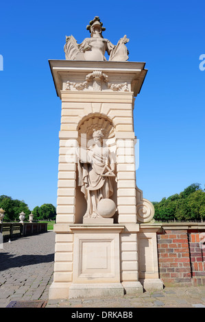 Statue, Château Nordkirchen, Nordrhein-Westfalen, Germany, Europe Banque D'Images