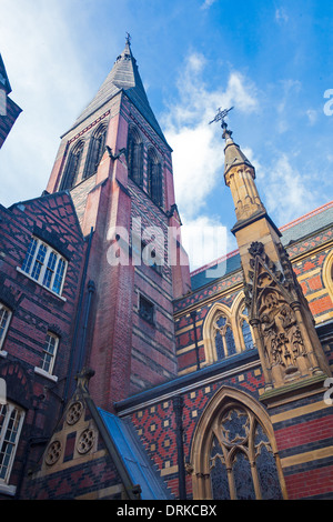 Londres, Fitzrovia William Butterfield's dans l'église All Saints Margaret Street Banque D'Images