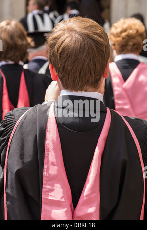 Les diplômés de l'Université de Cambridge Sénat Chambre de recevoir certaine, en Angleterre Banque D'Images