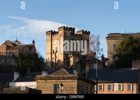 Le Donjon au centre de Newcastle-upon-Tyne Banque D'Images