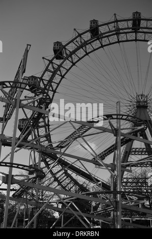 Riesenrad im Prater, Wien, Österreich. Banque D'Images