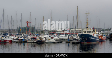 Marina Royal Quays. North Shields, Tyneside Banque D'Images