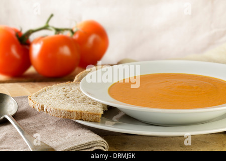 Soupe aux tomates Banque D'Images