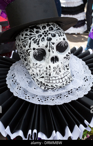 Décorées de crânes de faire partie de l'un des autels pendant la célébration du Jour des Morts Banque D'Images