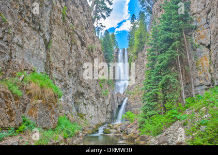 Mystic Falls, montagnes de San Juan, au Colorado Banque D'Images