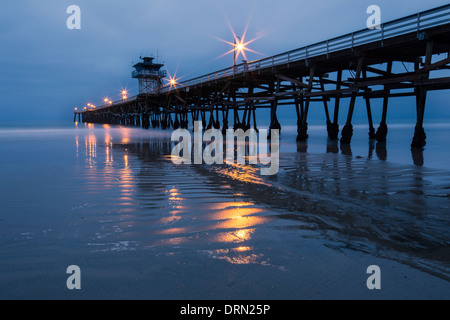Marée basse à San Clemente Banque D'Images